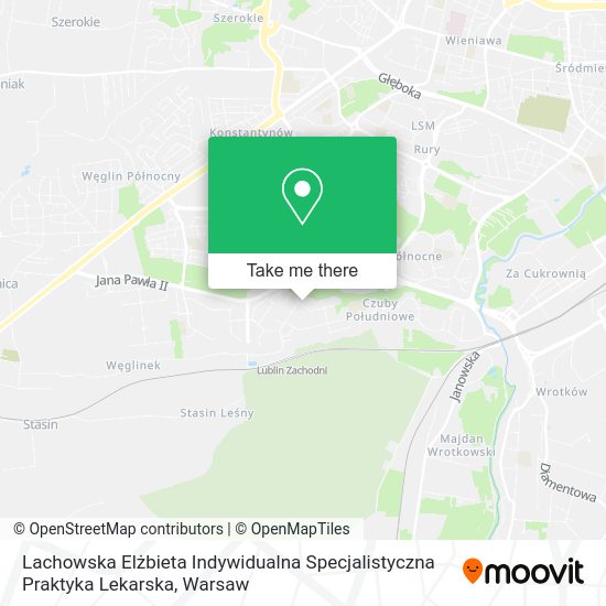 Lachowska Elżbieta Indywidualna Specjalistyczna Praktyka Lekarska map