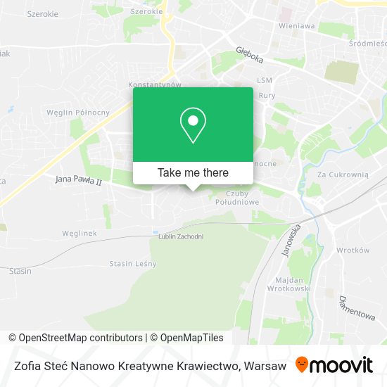 Zofia Steć Nanowo Kreatywne Krawiectwo map