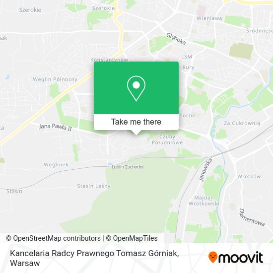 Kancelaria Radcy Prawnego Tomasz Górniak map