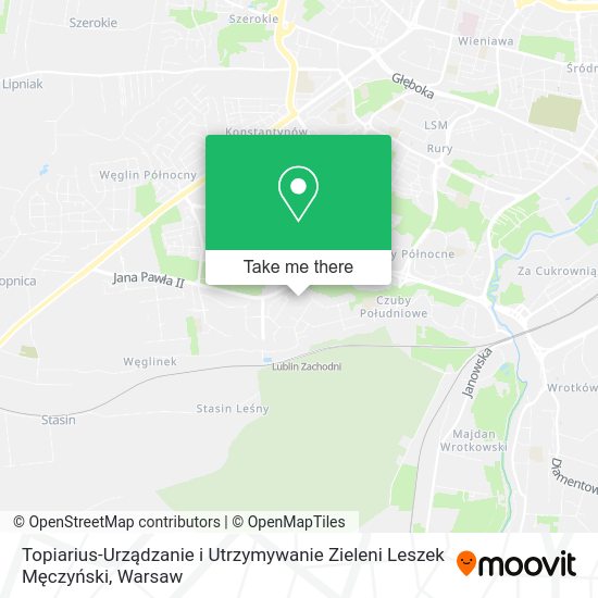 Topiarius-Urządzanie i Utrzymywanie Zieleni Leszek Męczyński map