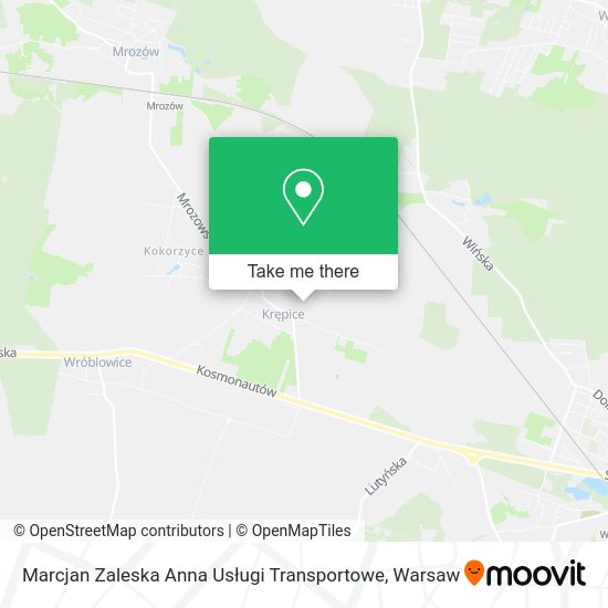 Marcjan Zaleska Anna Usługi Transportowe map