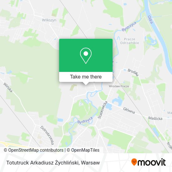 Totutruck Arkadiusz Żychliński map