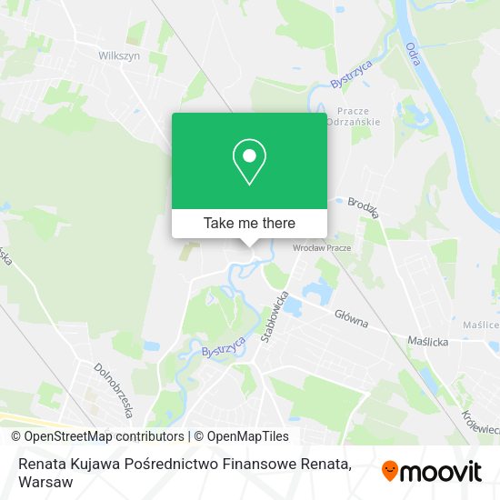 Renata Kujawa Pośrednictwo Finansowe Renata map