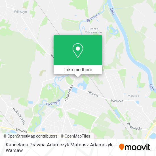 Kancelaria Prawna Adamczyk Mateusz Adamczyk map