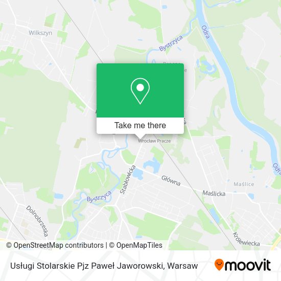 Usługi Stolarskie Pjz Paweł Jaworowski map