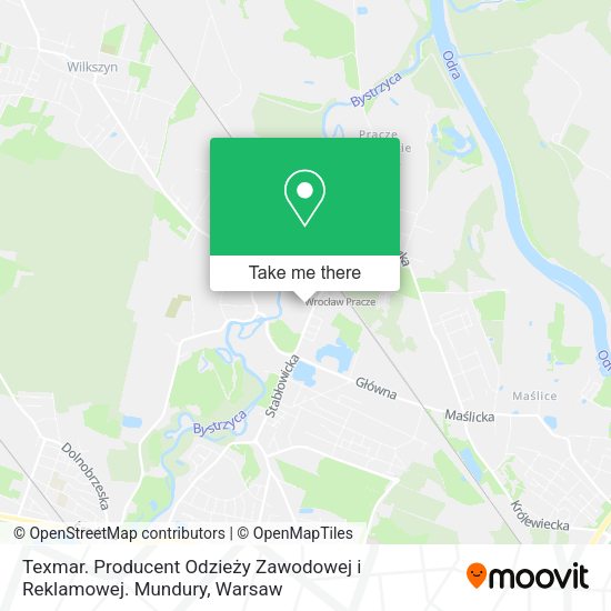 Texmar. Producent Odzieży Zawodowej i Reklamowej. Mundury map