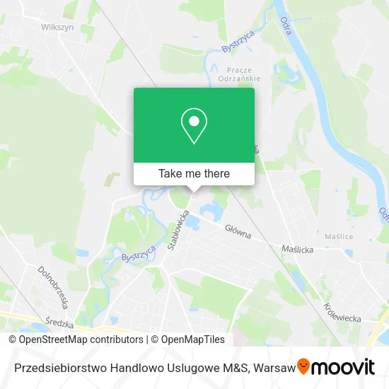 Карта Przedsiebiorstwo Handlowo Uslugowe M&S