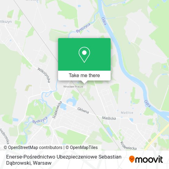 Enerse-Pośrednictwo Ubezpieczeniowe Sebastian Dąbrowski map