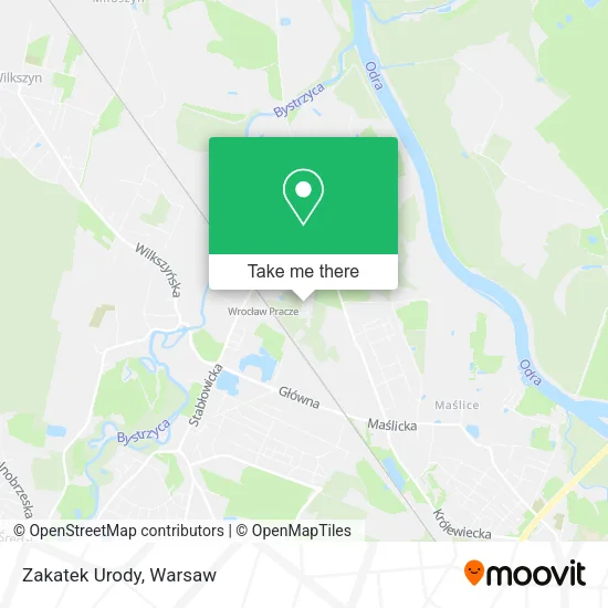 Zakatek Urody map