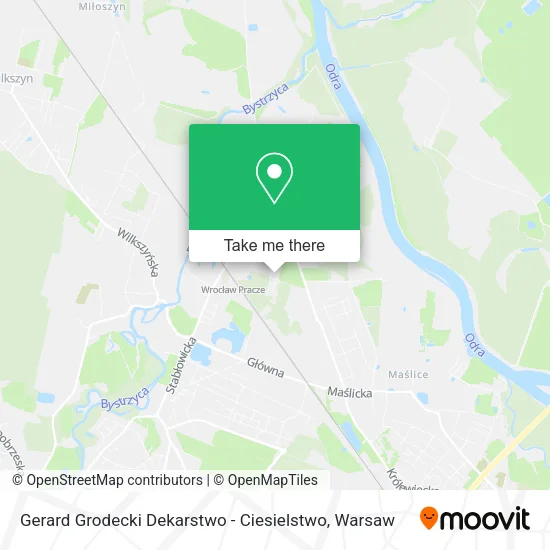 Gerard Grodecki Dekarstwo - Ciesielstwo map