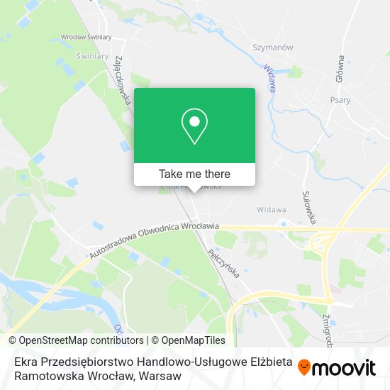 Ekra Przedsiębiorstwo Handlowo-Usługowe Elżbieta Ramotowska Wrocław map