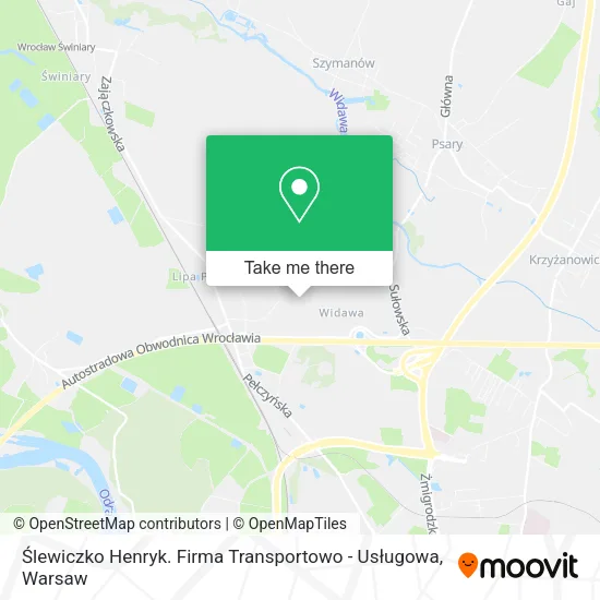 Карта Ślewiczko Henryk. Firma Transportowo - Usługowa