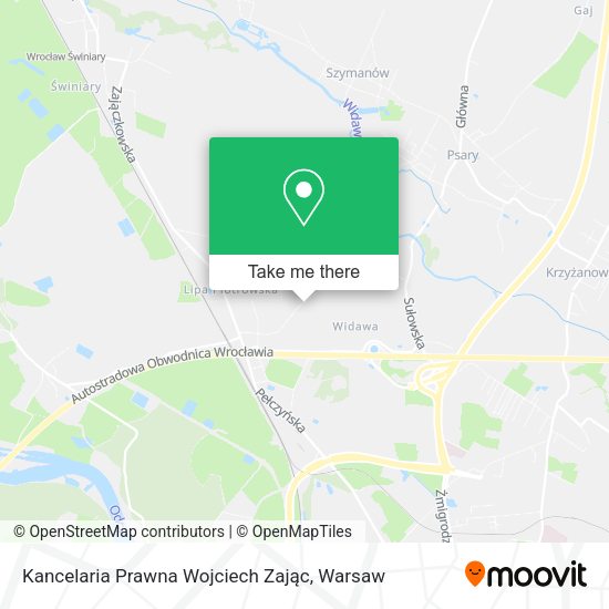 Kancelaria Prawna Wojciech Zając map