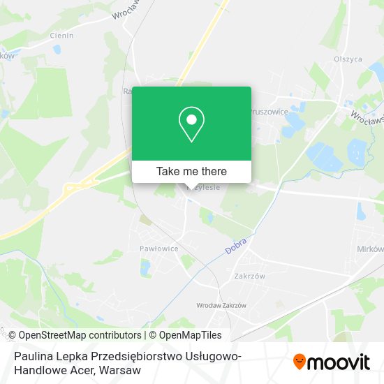 Paulina Lepka Przedsiębiorstwo Usługowo- Handlowe Acer map