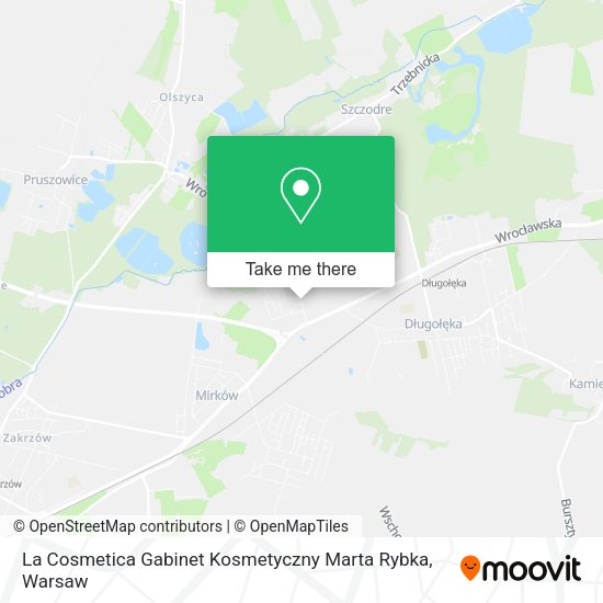 La Cosmetica Gabinet Kosmetyczny Marta Rybka map