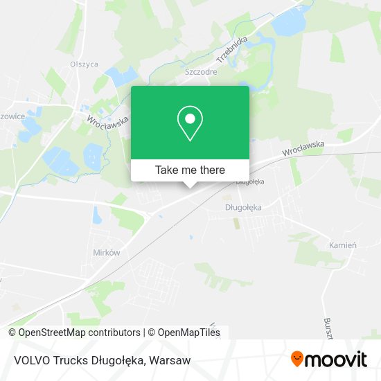 VOLVO Trucks Długołęka map