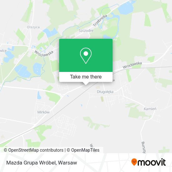 Mazda Grupa Wróbel map