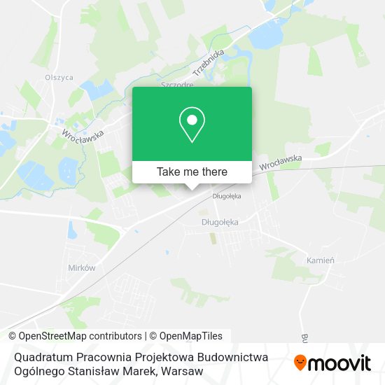 Quadratum Pracownia Projektowa Budownictwa Ogólnego Stanisław Marek map