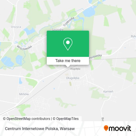 Centrum Internetowe Polska map