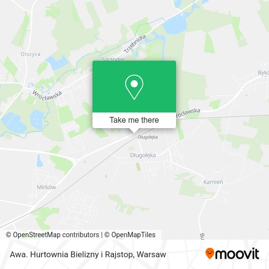 Awa. Hurtownia Bielizny i Rajstop map