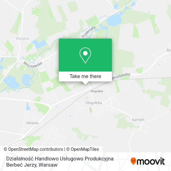 Działalność Handlowo Usługowo Produkcyjna Berbeć Jerzy map