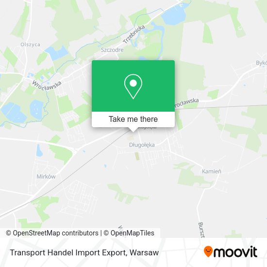 Transport Handel Import Export map