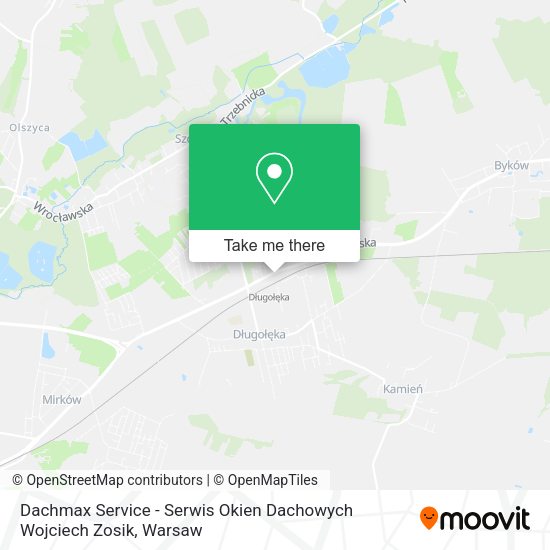 Dachmax Service - Serwis Okien Dachowych Wojciech Zosik map