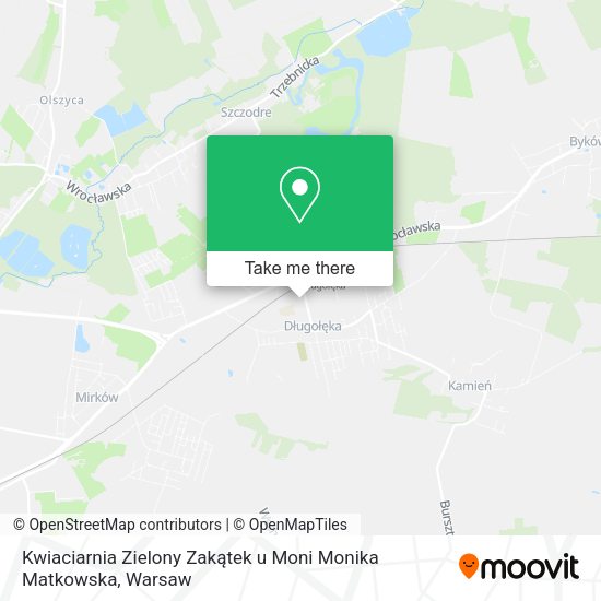 Kwiaciarnia Zielony Zakątek u Moni Monika Matkowska map