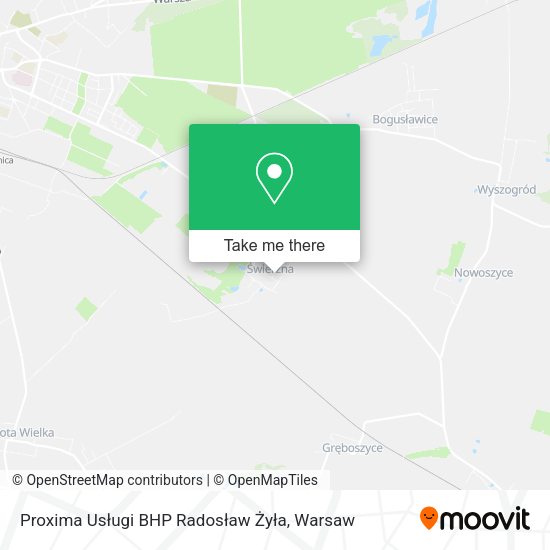 Proxima Usługi BHP Radosław Żyła map