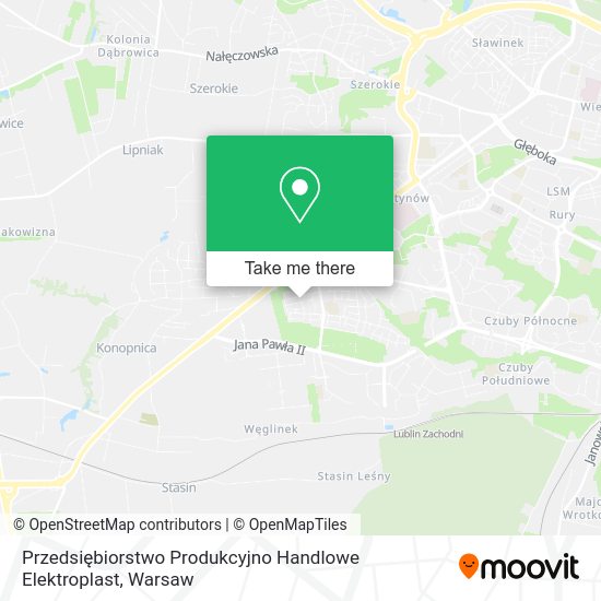 Przedsiębiorstwo Produkcyjno Handlowe Elektroplast map