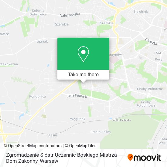 Zgromadzenie Sióstr Uczennic Boskiego Mistrza Dom Zakonny map