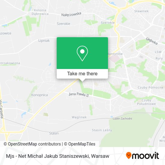 Карта Mjs - Net Michał Jakub Staniszewski