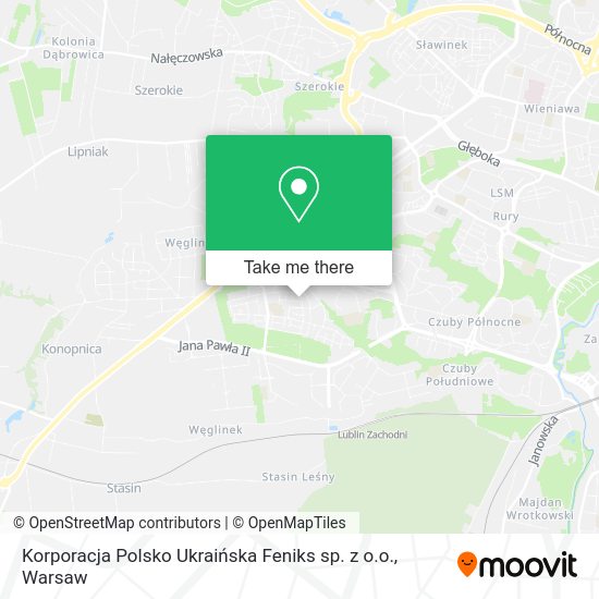 Korporacja Polsko Ukraińska Feniks sp. z o.o. map