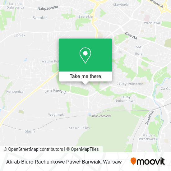 Akrab Biuro Rachunkowe Paweł Barwiak map