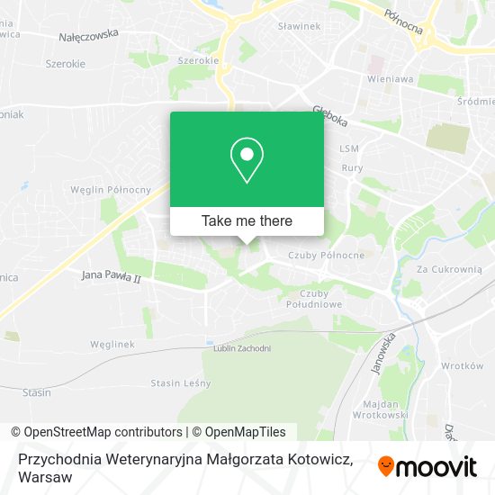 Przychodnia Weterynaryjna Małgorzata Kotowicz map