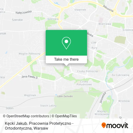 Kęcki Jakub. Pracownia Protetyczno - Ortodontyczna map