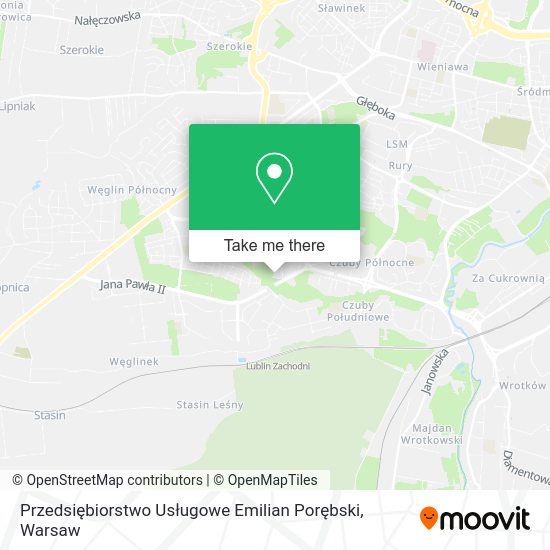 Przedsiębiorstwo Usługowe Emilian Porębski map