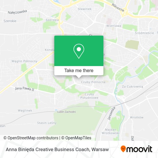 Anna Binięda Creative Business Coach map