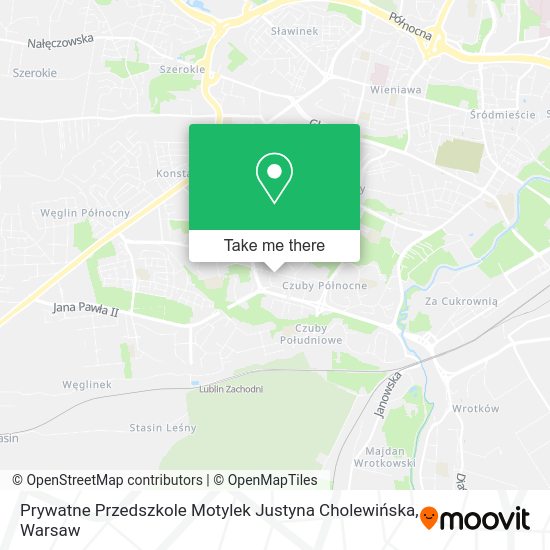 Prywatne Przedszkole Motylek Justyna Cholewińska map