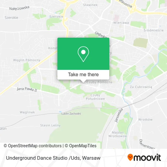 Карта Underground Dance Studio /Uds