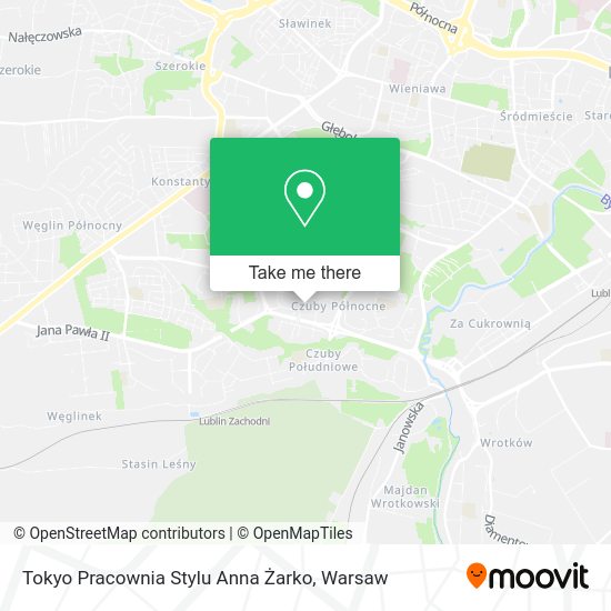 Tokyo Pracownia Stylu Anna Żarko map