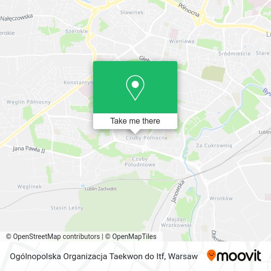 Ogólnopolska Organizacja Taekwon do Itf map