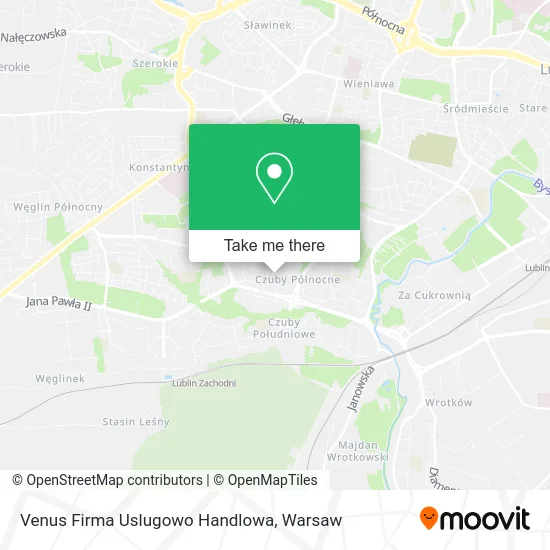 Venus Firma Uslugowo Handlowa map