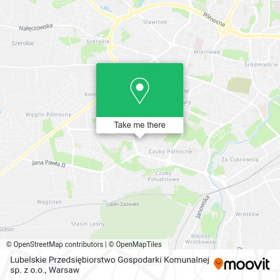 Lubelskie Przedsiębiorstwo Gospodarki Komunalnej sp. z o.o. map