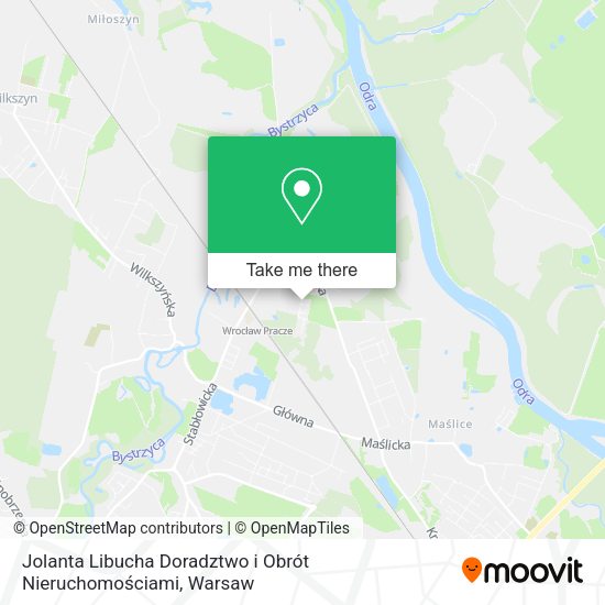 Jolanta Libucha Doradztwo i Obrót Nieruchomościami map