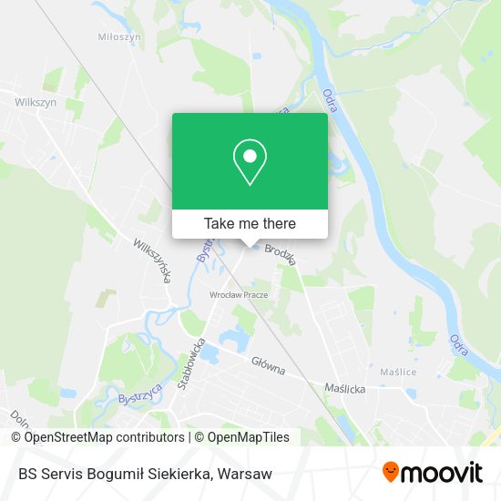 BS Servis Bogumił Siekierka map