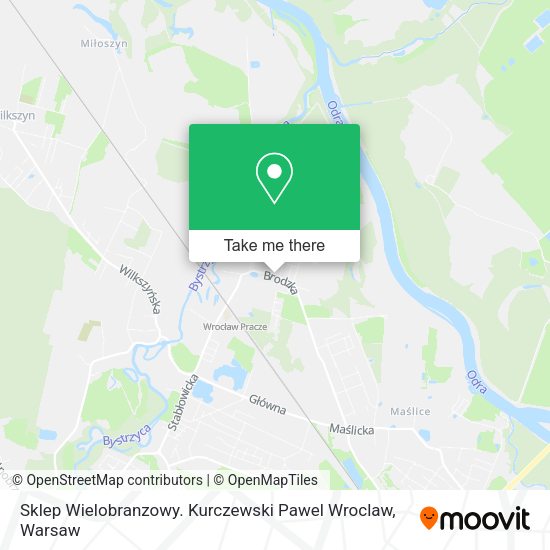 Sklep Wielobranzowy. Kurczewski Pawel Wroclaw map