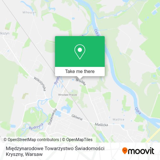 Międzynarodowe Towarzystwo Świadomości Kryszny map