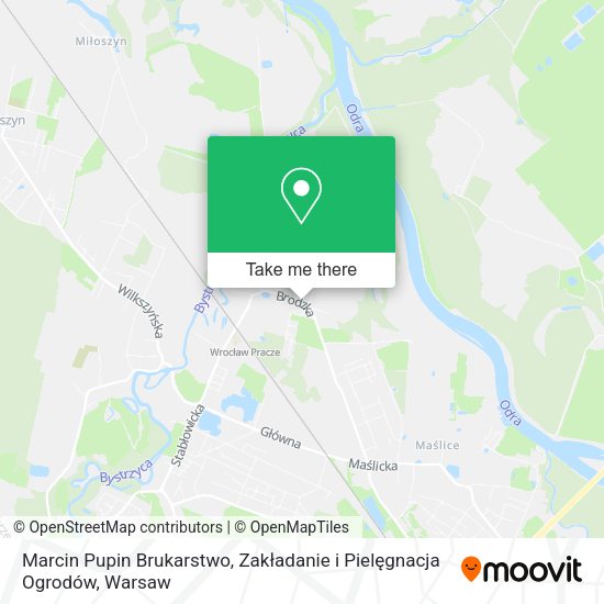 Marcin Pupin Brukarstwo, Zakładanie i Pielęgnacja Ogrodów map