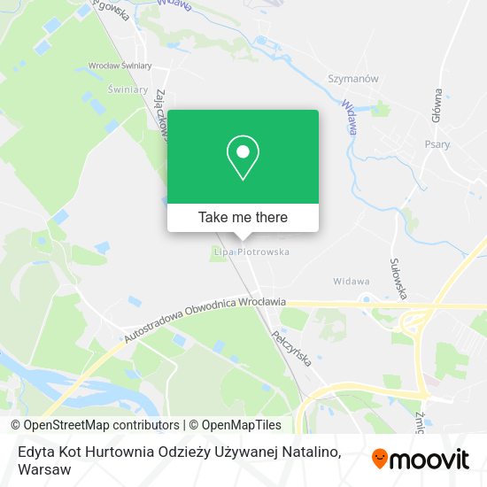 Edyta Kot Hurtownia Odzieży Używanej Natalino map